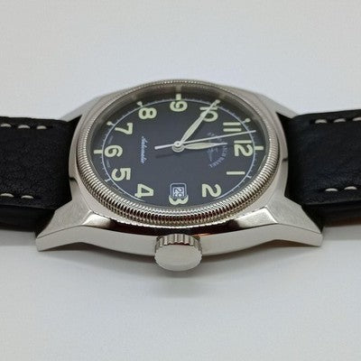 ZENO RETRO CARRE AUTOMATIC 3 - STAINLESS STEEL CASE - UNUSED - WITH BOX & PAPERS