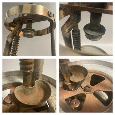COLEMAN 238B LANTERN MADE IN CANADA IN THE 1950S ALUMINUM VINTAGE AS IS