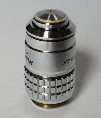 Nikon NCF Plan 100x Oil Objective Lens NA 1.25 160/0.17 RMS For Optiphot Used