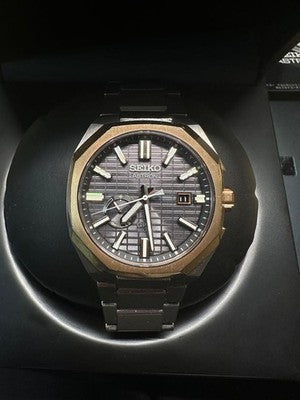 SEIKO ASTRON NEXTER SBXD014 GPS SOLAR TITANIUM GRAY DIAL BOX PAPERS JAPAN WATCH