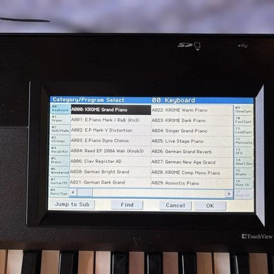 KORG KROME-73 73-KEY WORKSTATION SYNTHESIZER W/ CASE PEDAL ADAPTER FROM JAPAN