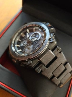 CASIO G-SHOCK MTG-S1000V-1AJF MT-G AGED FINISH SOLAR RADIO WATCH FULL SET