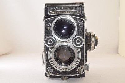 ROLLEI ROLLEIFLEX 3.5F PLANAR 75MM F3.5 TWIN-LENS REFLEX CAMERA AS IS