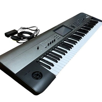 KORG KROME EX 73 KEY MUSIC WORKSTATION SYNTHESIZER KEYBOARD WITH ADAPTER JP