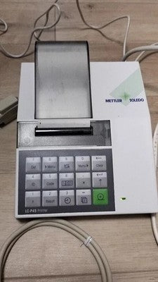 METTLER TOLEDO XP204 ANALYTICAL BALANCE DIGITAL SCALE W/ LC-P45 PRINTER AS IS