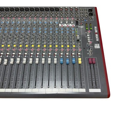 ALLEN & HEATH ZED-22FX ANALOG MIXING CONSOLE W/ POWER CABLE FROM JAPAN AS IS