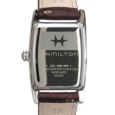 HAMILTON H133210 AMERICAN CLASSIC WHITE DIAL 24MM STEEL EXCELLENT WORKING W/ BOX