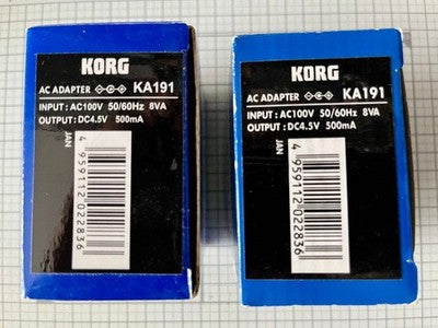 KORG KAOSSILATOR2 & MINI KAOSS PAD 2 SET SYNTHESIZER DJ LOOP EFFECTS AC ADAPTERS