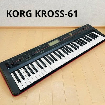 KORG KROSS-61 MUSIC WORKSTATION KEYBOARD SYNTH TESTED WORKING FROM JAPAN