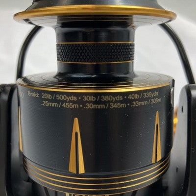 PENN SLAMMER III 5500 SLAMMER IV SPINNING REEL MADE IN USA BLACK GOLD