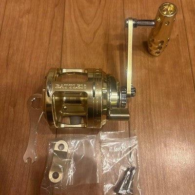 ALLIGATOR BATTLEG 10 GOLD BIG GAME REEL UNUSED FULL SET HIGH PERFORMANCE