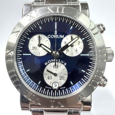 CORUM ROMULUS CHRONOGRAPH 39670120 QUARTZ MEN'S WATCH APPROX 18.5CM WRIST