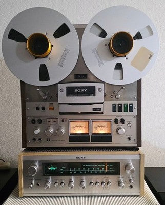SONY TC-7660 OPEN REEL TAPE DECK RECORDER TESTED WORKING JAPAN 100V