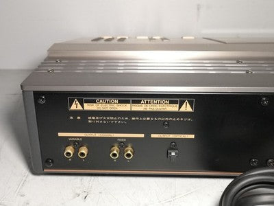 LUXMAN D-500X'S D-500XS CD PLAYER TOP LOADING METHOD AC100V 30W AUDIO JAPAN