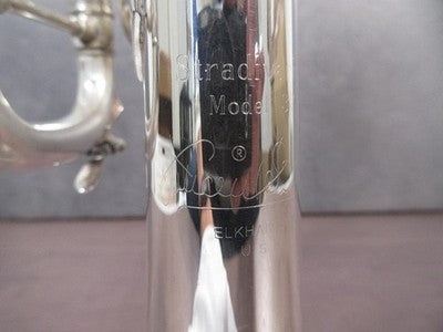 BACH STRADIVARIUS 180ML37 TRUMPET SILVER PLATED 3 VALVE WITH CASE USED JAPAN