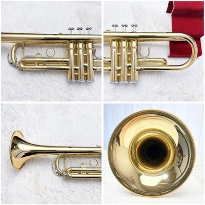 YAMAHA YTR-2335 Bb TRUMPET WITH CASE AND MOUTHPIECE FULLY SERVICED