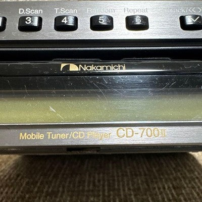 NAKAMICHI CD-700II MOBILE TUNER / CD PLAYER AM FM USB AUX DC14.4V