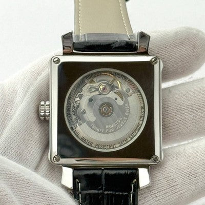 HAMILTON LLOYD 000221 AUTOMATIC WATCH SILVER DIAL MENS NEW STRAP BOX