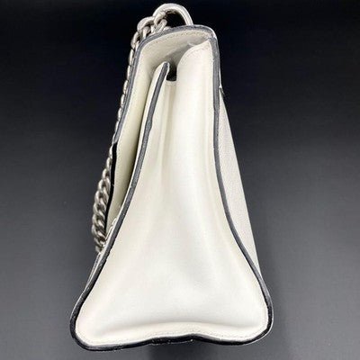PRADA PRADA ROBOT CHAIN SHOULDER BAG WHITE RARE EXCELLENT+++++