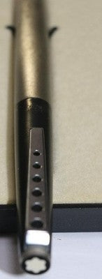 Montblanc Carrera No 522P Fountain Pen Silver Steel Nib Unused Pre-owned Rare