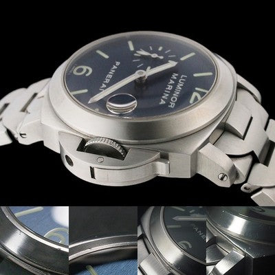 PANERAI LUMINOR MARINA PAM00069 D SERIAL STAINLESS STEEL AUTOMATIC MEN’S WATCH