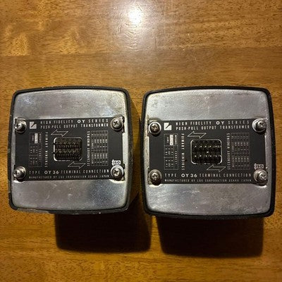LUX OY36-3.5K OUTPUT TRANSFORMER PAIR WIDE RANGE OY SERIES HI-FI P.P. USED　AS