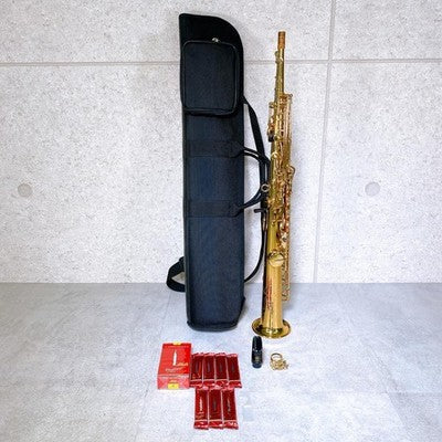 YAMAHA YSS-475 SOPRANO SAXOPHONE JAPAN MADE W/ CASE MOUTHPIECE