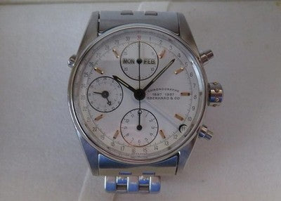 EBERHARD NAVY MASTER 31011 CHRONOGRAPH AUTO 100TH ANNIVERSARY SWISS