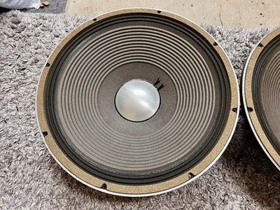 JBL E140-8 38CM CONE WOOFER SPEAKER UNIT PAIR FULLY WORKING (2 SPEAKERS) USED
