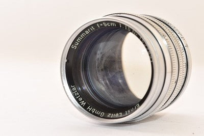 LEICA SUMMARIT 5CM 50MM F1.5 L39 LEICA MOUNT CLASSIC LARGE-APERTURE LENS AS IS