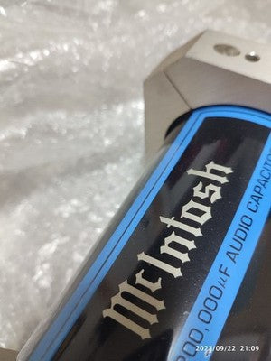 MCINTOSH CAPACITOR 200,000UF CAR AUDIO ALUMINUM UNUSED COLLECTOR'S ITEM RARE
