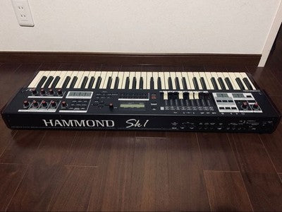 HAMMOND SK1 61-KEY STAGE ORGAN KEYBOARD W/ CASE LIGHTWEIGHT RARE MODEL