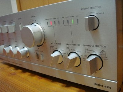 ONKYO INTEGRA A-810 INTEGRATED AMPLIFIER SERVICED TESTED PHONO MC MM JAPAN