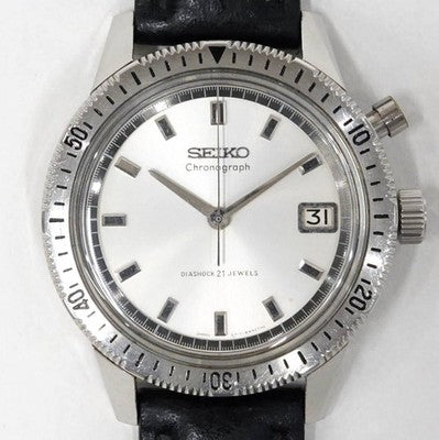 SEIKO ONE-PUSH CHRONOGRAPH, MANUAL WINDING, MEN'S WRISTWATCH ROUND FACE