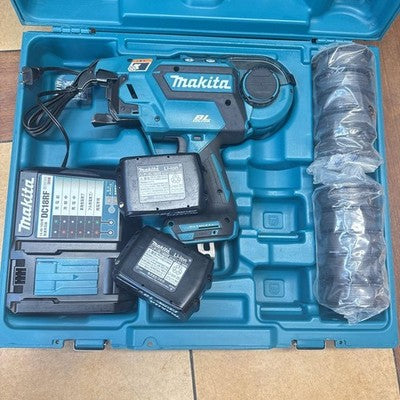 MAKITA TR180DRGX 18V CORDLESS REBAR TYING MACHINE SET LITHIUM ION TOOL RARE USED