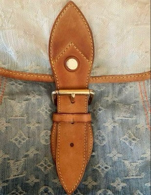 LOUIS VUITTON MONOGRAM DENIM M93182 SUNSHINE SHOULDER BAG BLUE LIMITED JPN