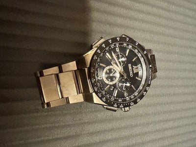 SEIKO BRIGHTZ SAGA205 FLIGHT EXPERT SOLAR RADIO CHRONOGRAPH BLACK MEN'S WATCH