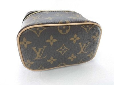 LOUIS VUITTON NICE NANO VANITY CASE MONOGRAM M44936 MINI POUCH AUTH
