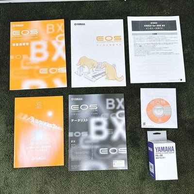 YAMAHA EOS BX SYNTHESIZER W/ ORIGINAL BOX, MANUALS, CD-ROM