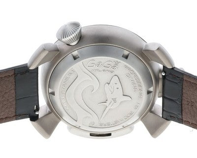 GAGA MILANO MANUALE DIVING 48MM 5040.4 AUTOMATIC MEN'S WRISTWATCH TITANIUM