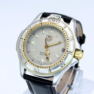 TAG HEUER 695713 PROFESSIONAL AUTOMATIC MENS WATCH DATE VINTAGE RARE JAPAN