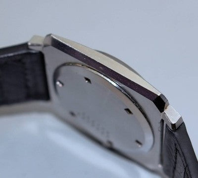 UNIVERSAL GENEVE 842106 HAND WINDING WATCH WHITE DIAL STAINLESS STEEL RUNNING