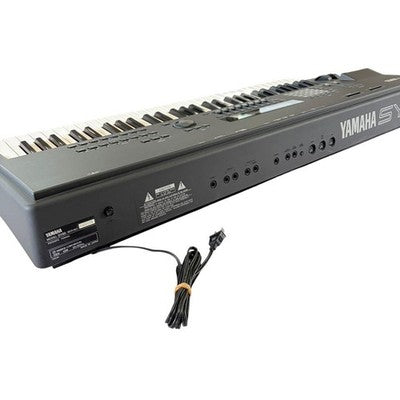 YAMAHA SY85 SYNTHESIZER WORKSTATION KEYBOARD WITH HARD CASE & MANUAL