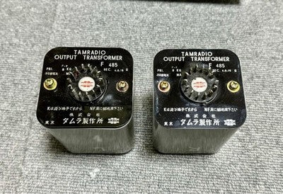 TAMURA F-485 OUTPUT TRANSFORMER PAIR AUDIO VINTAGE TESTED WORKING UNIT