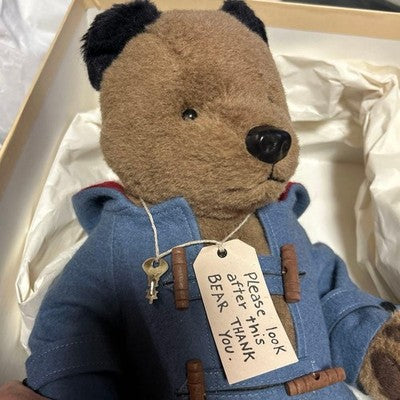 R JOHN WRIGHT DOLLS PADDINGTON BEAR LIMITED EDITION 2500 COLLECTIBLE GOOD UNUSED