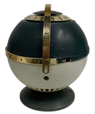 TOSHIBA 5LE-92 MERCURY SPHERE TUBE RADIO 1956 SPACE AGE VINTAGE WORKING RARE