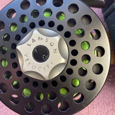 WATERWORKS LAMSON VELOCITY V2 FLY REEL #6 TROUT DISC DRAG W/CASE EXCELLENT JP