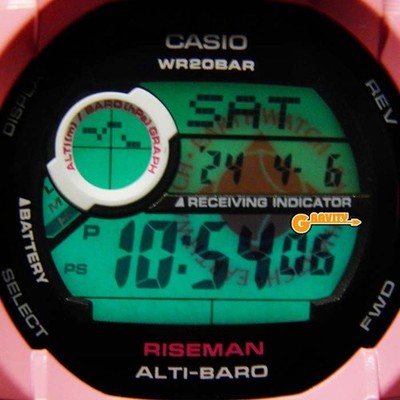 CASIO G-SHOCK GW-9200KJ-4JR RISEMAN EARTHWATCH PINK SOLAR RADIO WATCH
