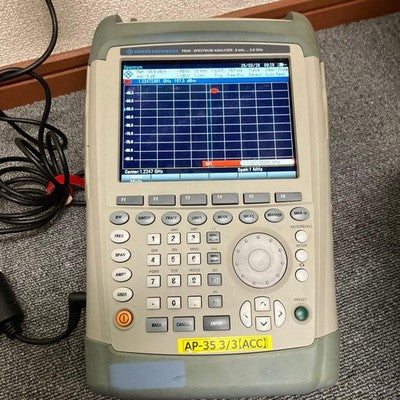 ROHDE & SCHWARZ FSH4 HANDHELD SPECTRUM ANALYZER TESTED W/ POWER CABLE USED ACJP