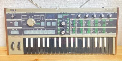 KORG MICROKORG LIMITED EDITION REVERSE KEYBOARD ANALOG SYNTHESIZER UNUSED JAPAN
